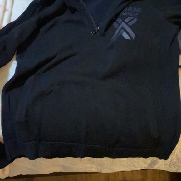Armani Echange half zip hoodie sz medium like new - Picture 4 of 5